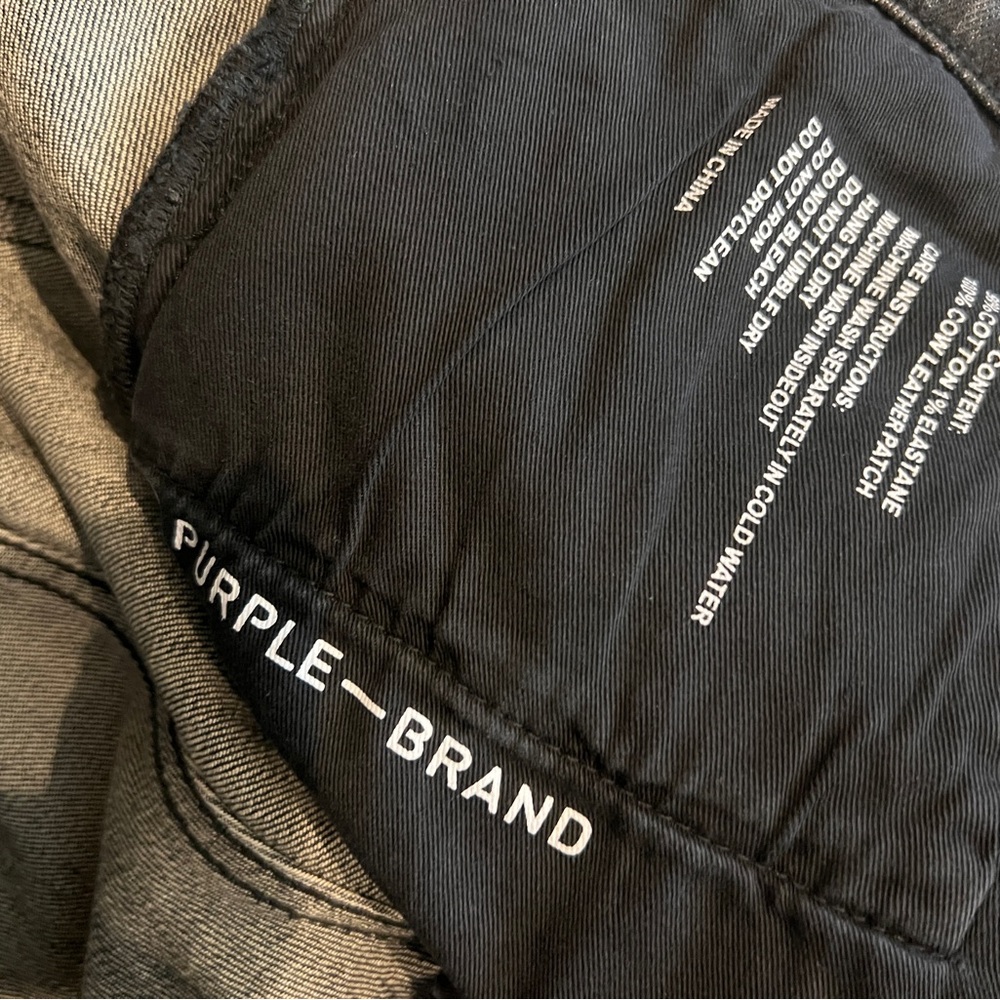 PURPLE BRAND STYLE P001 Skinny Jeans with Distressed Details - Picture 8 of 8